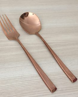copper rose gold cutlery hire new zealand