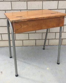 wooden school desk hire