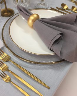 grey napkin hire nz gold cutlery hire auckland