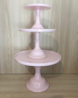 pink cake stand hire new zealand