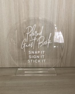acrylic guestbook sign hire nz