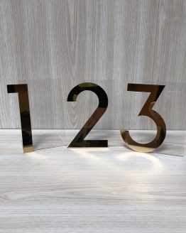 gold table number hire nz