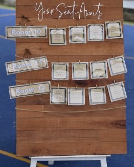 wooden seating chart hire auckland nz