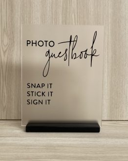 acrylic photo guestbook hire auckland nz