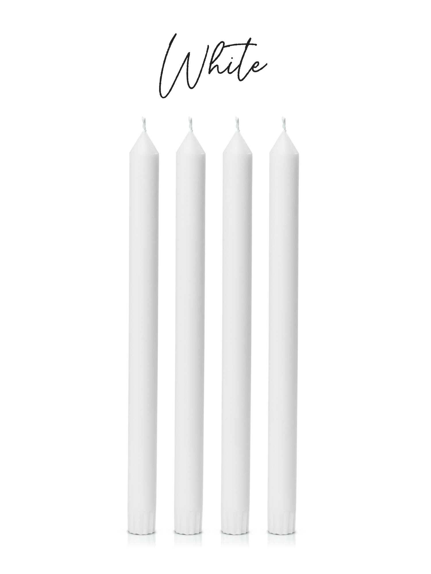 WHITE DINNER CANDLE