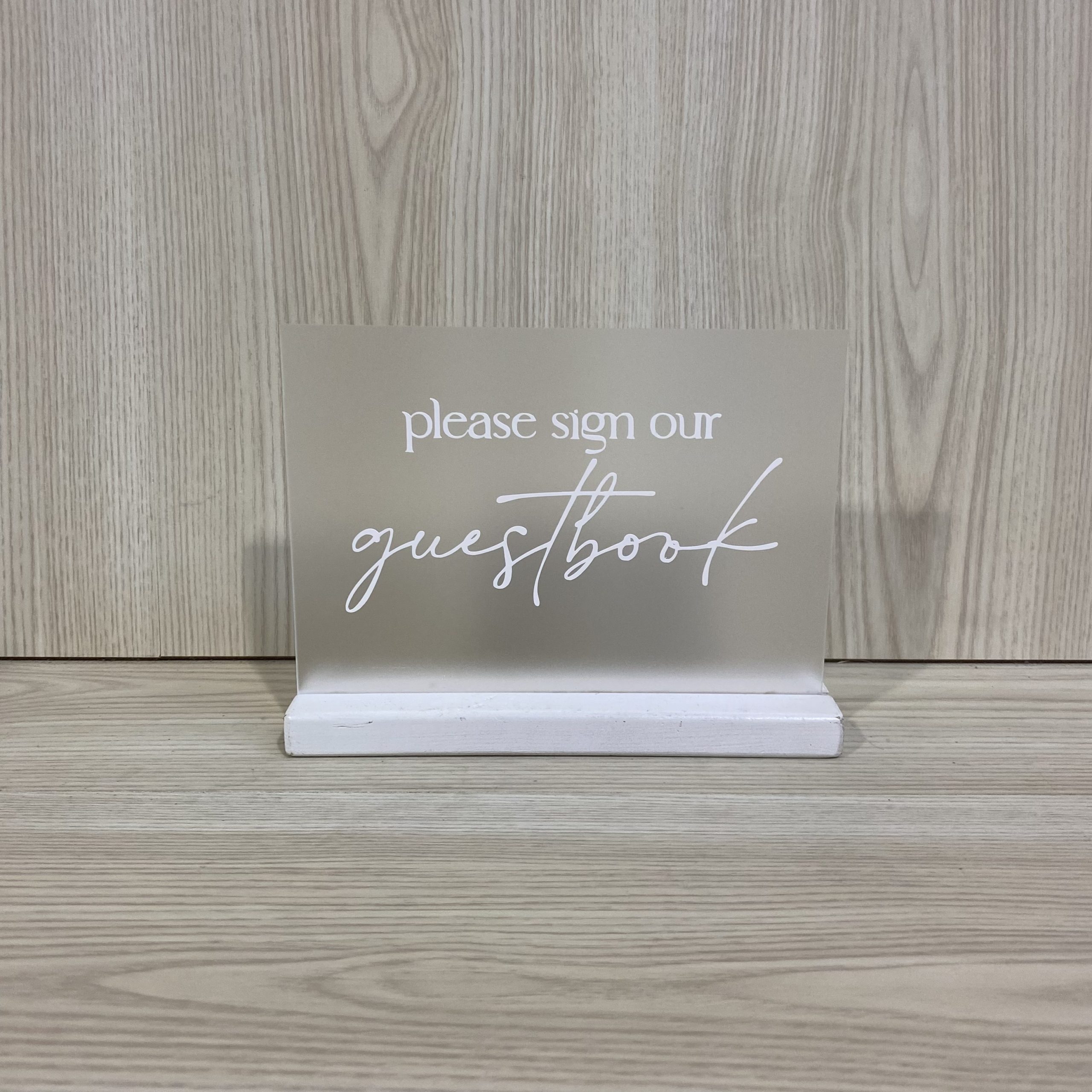 acrylic guestbook sign hire auckland nz